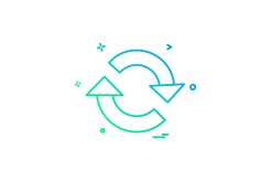 Logo de flèches du recyclage